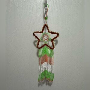 Huichol Beaded Star Dreamcatcher